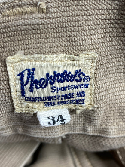 【中古品】【メンズ】 PHERROW'S フェローズ WORK PANT ワークパンツ ボトムス 156-260626-yn-29-min サイズ：34 カラー：ブラウンベージュ 万代Net店