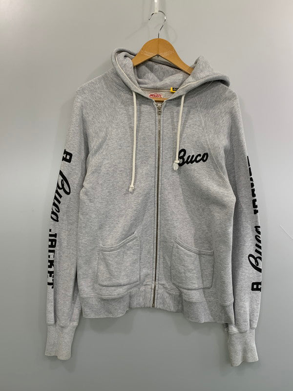 【中古品】【メンズ】 BUCO ブコ ZIP HOODIE ジップフーディー パーカー トップス 145-260623-yn-44-min サイズ：L カラー：グレー 万代Net店