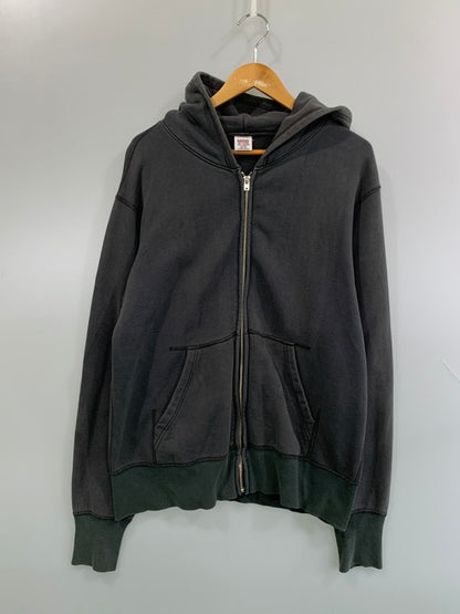 【中古品】【メンズ】 BARNS OUTFITTERS バーンズ アウトフィッターズ ZIP HOODIE ジップフーディー パーカー トップス 145-260623-yn-40-min サイズ：LARGE カラー：ダークグレー 万代Net店
