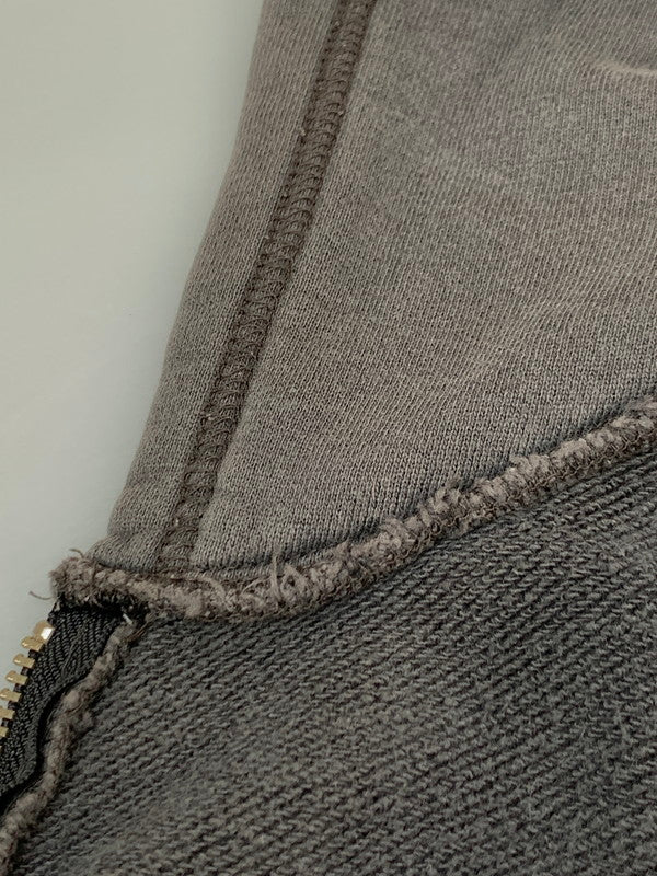 【中古品】【メンズ】 BARNS OUTFITTERS バーンズ アウトフィッターズ ZIP HOODIE ジップフーディー パーカー トップス 145-260623-yn-40-min サイズ：LARGE カラー：ダークグレー 万代Net店