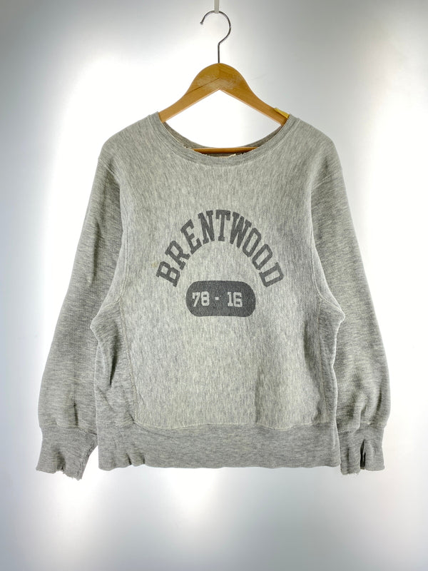 【中古品】【メンズ】 CHAMPION チャンピオン 70S BRENTWOOD REVERSE WEAVE SWEATSHIRT 70年代 ブレントウッド リバース ウィーブ スウェット トップス 146-260619-jt-11-min サイズ：S カラー：グレー 万代Net店