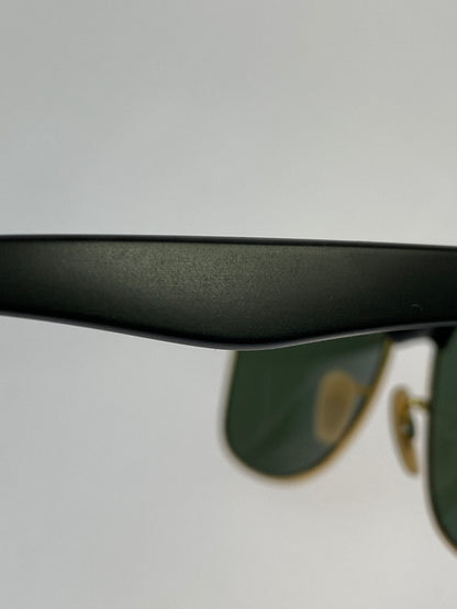【中古品】【メンズ】 RAY-BAN レイバン CLUBMASTER OVERSIZED SUNGLASSES RB4175 クラブマスター オーバーサイズド サングラス 57□16-145 203-260621-em-18-min カラー：フレーム マットブラック/レンズ グレー偏光レンズ 万代Net店