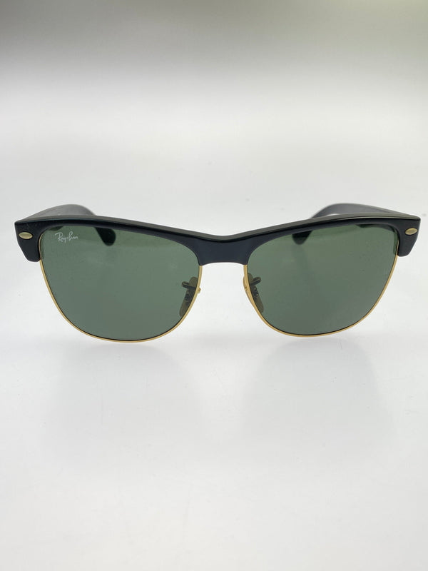 【中古品】【メンズ】 RAY-BAN レイバン CLUBMASTER OVERSIZED SUNGLASSES RB4175 クラブマスター オーバーサイズド サングラス 57□16-145 203-260621-em-18-min カラー：フレーム マットブラック/レンズ グレー偏光レンズ 万代Net店