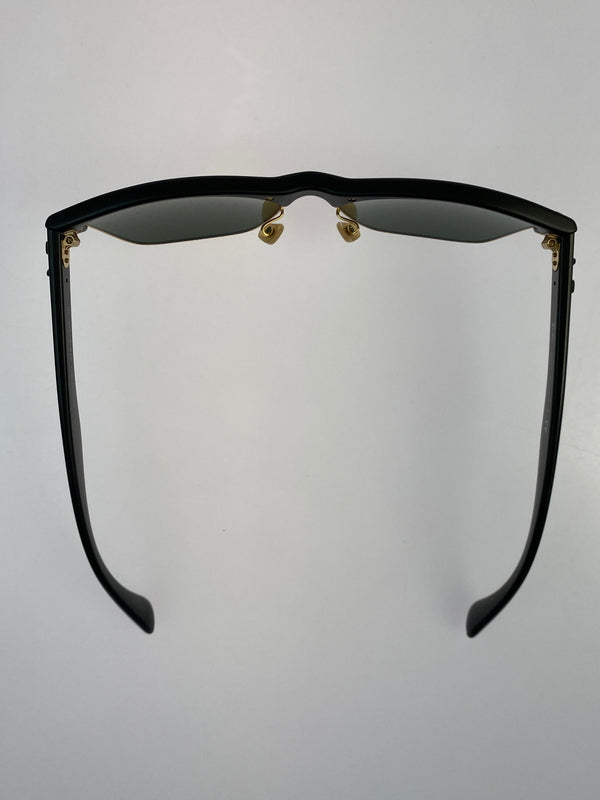 【中古品】【メンズ】 RAY-BAN レイバン CLUBMASTER OVERSIZED SUNGLASSES RB4175 クラブマスター オーバーサイズド サングラス 57□16-145 203-260621-em-18-min カラー：フレーム マットブラック/レンズ グレー偏光レンズ 万代Net店