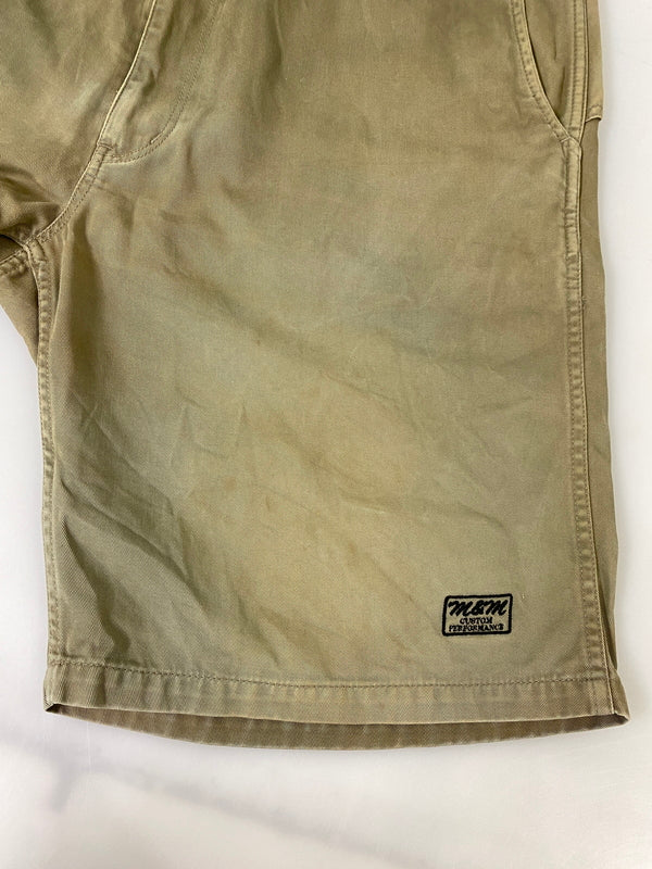 【現状渡し品】【メンズ】 M&M CUSTOM PERFORMANCE エムアンドエムカスタムパフォーマス SHORT WORK PANT ショートワークパンツ ボトムス 153-260623-yn-18-min サイズ：XL カラー：オリーブグリーン 万代Net店