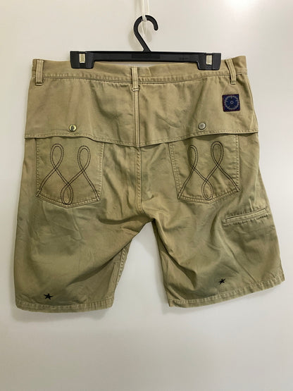 【現状渡し品】【メンズ】 M&M CUSTOM PERFORMANCE エムアンドエムカスタムパフォーマス SHORT WORK PANT ショートワークパンツ ボトムス 153-260623-yn-18-min サイズ：XL カラー：オリーブグリーン 万代Net店