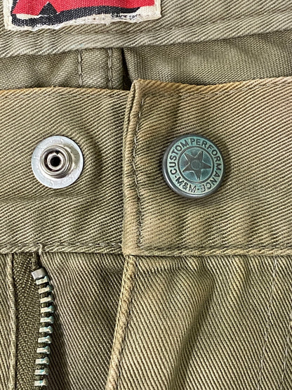 【現状渡し品】【メンズ】 M&M CUSTOM PERFORMANCE エムアンドエムカスタムパフォーマス SHORT WORK PANT ショートワークパンツ ボトムス 153-260623-yn-18-min サイズ：XL カラー：オリーブグリーン 万代Net店
