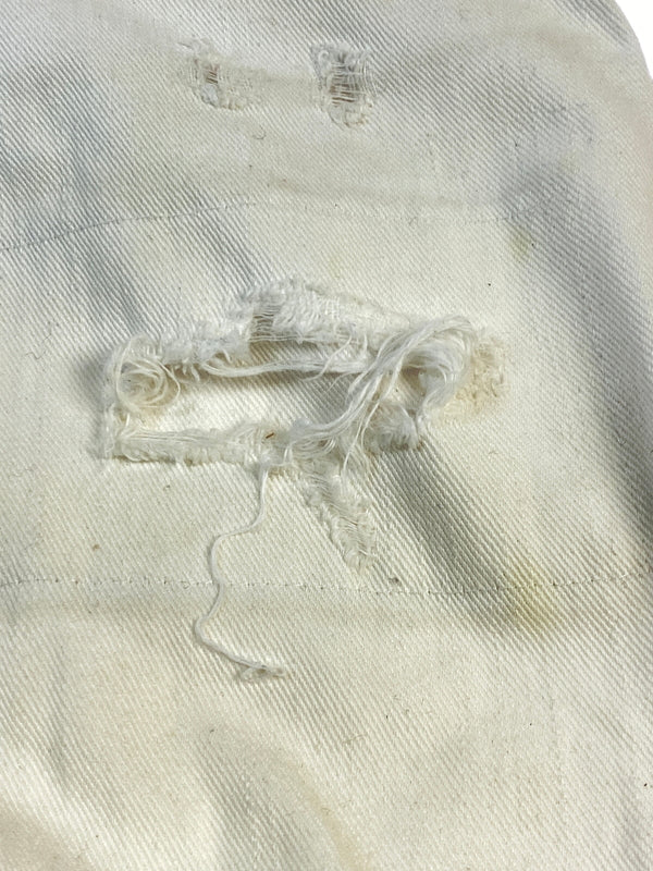 【現状渡し品】【メンズ】 DSQUARED2 ディースクエアード S71LB1054 STN833 WHITE BULL DENIM PANTS ホワイト ブル デニムパンツ ボトムス 152-260619-jt-20-min サイズ：42 カラー：ホワイト 万代Net店