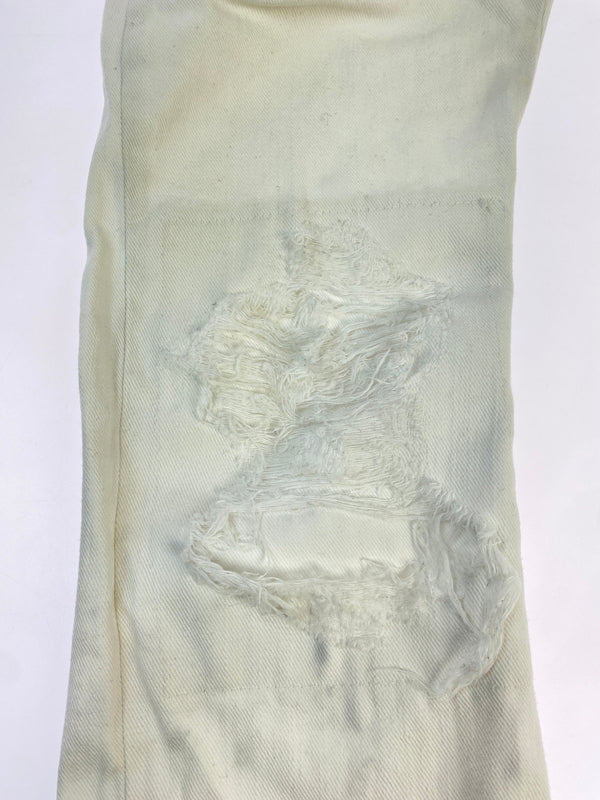 【現状渡し品】【メンズ】 DSQUARED2 ディースクエアード S71LB1054 STN833 WHITE BULL DENIM PANTS ホワイト ブル デニムパンツ ボトムス 152-260619-jt-20-min サイズ：42 カラー：ホワイト 万代Net店