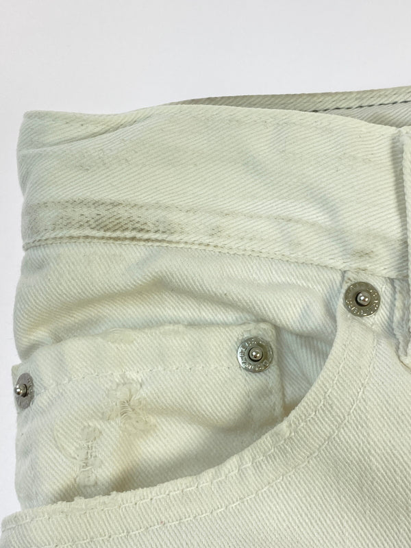 【現状渡し品】【メンズ】 DSQUARED2 ディースクエアード S71LB1054 STN833 WHITE BULL DENIM PANTS ホワイト ブル デニムパンツ ボトムス 152-260619-jt-20-min サイズ：42 カラー：ホワイト 万代Net店