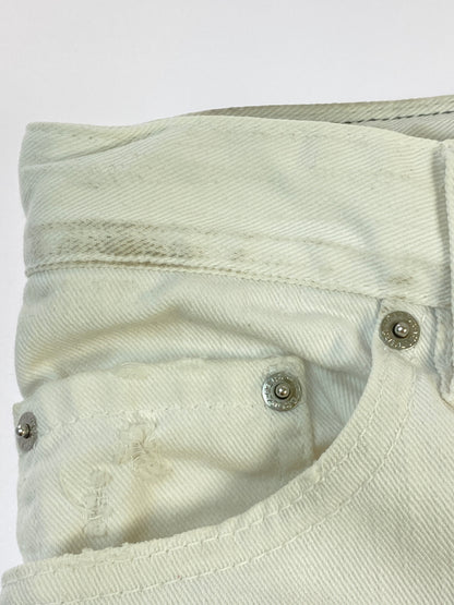 【現状渡し品】【メンズ】 DSQUARED2 ディースクエアード S71LB1054 STN833 WHITE BULL DENIM PANTS ホワイト ブル デニムパンツ ボトムス 152-260619-jt-20-min サイズ：42 カラー：ホワイト 万代Net店