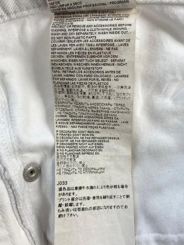 【現状渡し品】【メンズ】 DSQUARED2 ディースクエアード S71LB1054 STN833 WHITE BULL DENIM PANTS ホワイト ブル デニムパンツ ボトムス 152-260619-jt-20-min サイズ：42 カラー：ホワイト 万代Net店