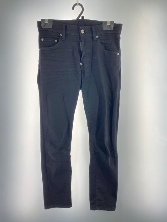 【中古品】【メンズ】 DSQUARED2 ディースクエアード S74LB1427 S30564 BLACK BULL DENIM PANTS ブラック ブル デニムパンツ ボトムス 152-260619-jt-17-min サイズ：42 カラー：ブラック 万代Net店