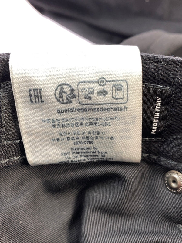 【中古品】【メンズ】 DSQUARED2 ディースクエアード S74LB1427 S30564 BLACK BULL DENIM PANTS ブラック ブル デニムパンツ ボトムス 152-260619-jt-17-min サイズ：42 カラー：ブラック 万代Net店
