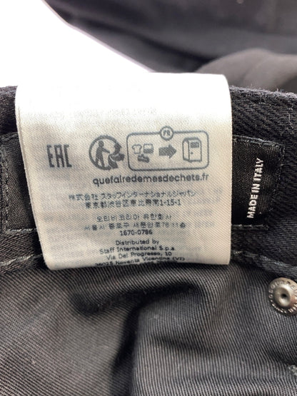 【中古品】【メンズ】 DSQUARED2 ディースクエアード S74LB1427 S30564 BLACK BULL DENIM PANTS ブラック ブル デニムパンツ ボトムス 152-260619-jt-17-min サイズ：42 カラー：ブラック 万代Net店