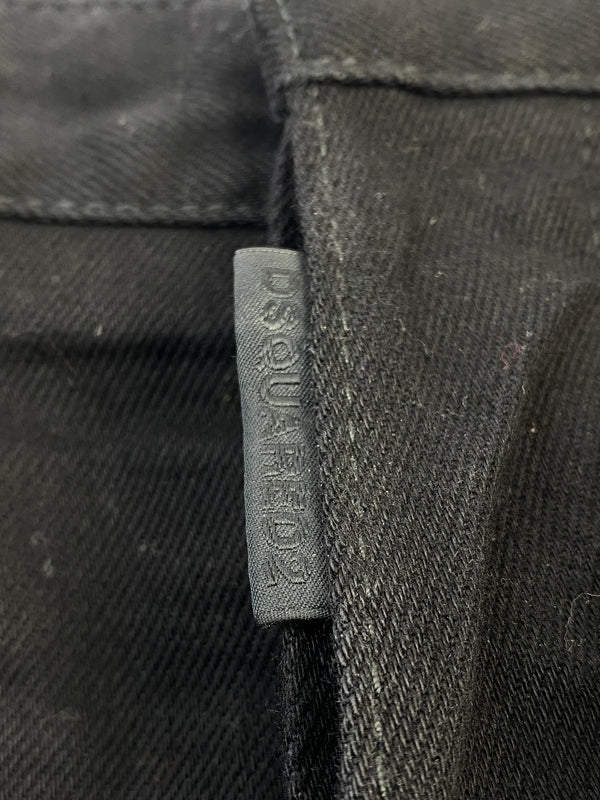 【中古品】【メンズ】 DSQUARED2 ディースクエアード S74LB1427 S30564 BLACK BULL DENIM PANTS ブラック ブル デニムパンツ ボトムス 152-260619-jt-17-min サイズ：42 カラー：ブラック 万代Net店