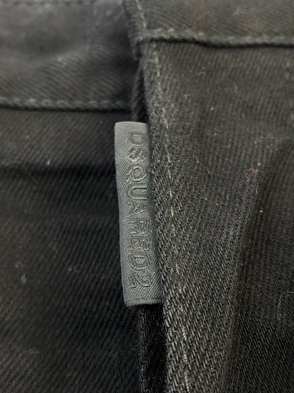 【中古品】【メンズ】 DSQUARED2 ディースクエアード S74LB1427 S30564 BLACK BULL DENIM PANTS ブラック ブル デニムパンツ ボトムス 152-260619-jt-17-min サイズ：42 カラー：ブラック 万代Net店