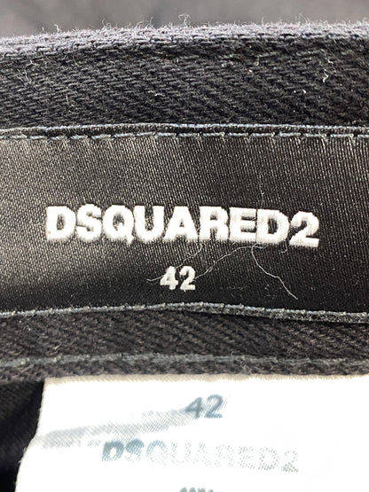 【中古品】【メンズ】 DSQUARED2 ディースクエアード S74LB1427 S30564 BLACK BULL DENIM PANTS ブラック ブル デニムパンツ ボトムス 152-260619-jt-17-min サイズ：42 カラー：ブラック 万代Net店