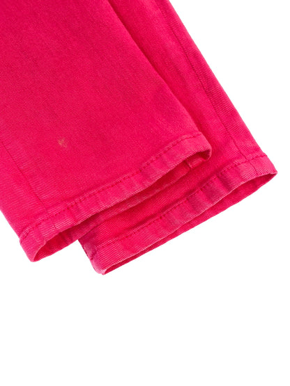【中古品】【メンズ】 DSQUARED2 ディースクエアード S74LB1137 S30733 FUCHSIA BULL DENIM PANTS フクシア ブル デニムパンツ ボトムス 152-260619-jt-19-min サイズ：42 カラー：フクシアピンク 万代Net店