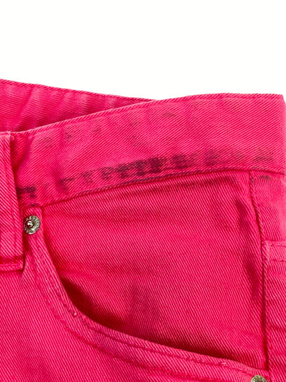 【中古品】【メンズ】 DSQUARED2 ディースクエアード S74LB1137 S30733 FUCHSIA BULL DENIM PANTS フクシア ブル デニムパンツ ボトムス 152-260619-jt-19-min サイズ：42 カラー：フクシアピンク 万代Net店