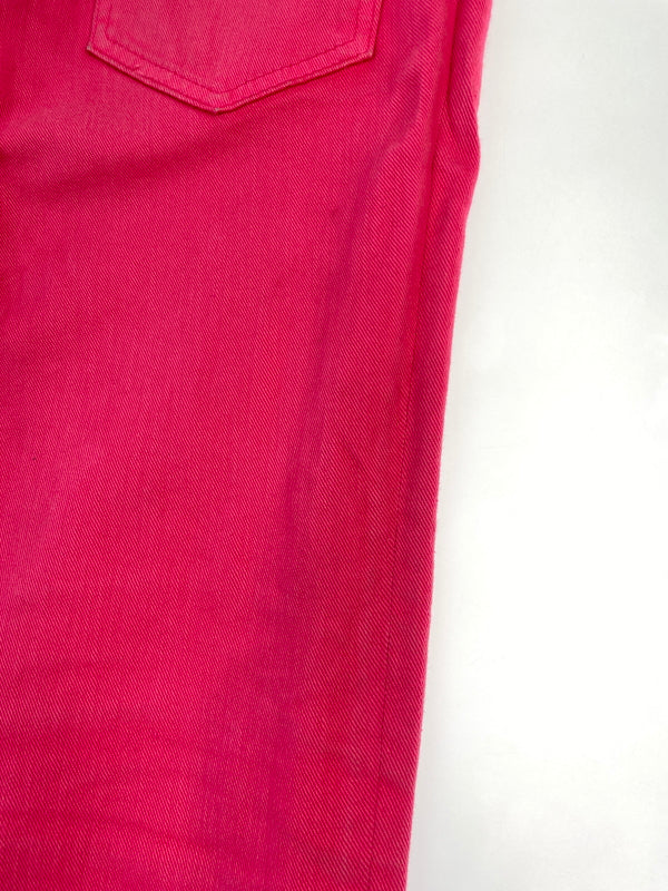 【中古品】【メンズ】 DSQUARED2 ディースクエアード S74LB1137 S30733 FUCHSIA BULL DENIM PANTS フクシア ブル デニムパンツ ボトムス 152-260619-jt-19-min サイズ：42 カラー：フクシアピンク 万代Net店