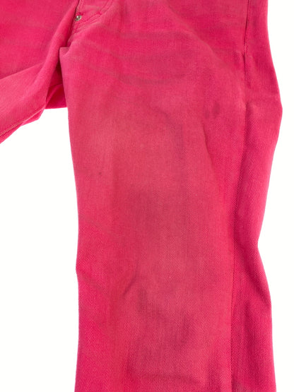 【中古品】【メンズ】 DSQUARED2 ディースクエアード S74LB1137 S30733 FUCHSIA BULL DENIM PANTS フクシア ブル デニムパンツ ボトムス 152-260619-jt-19-min サイズ：42 カラー：フクシアピンク 万代Net店