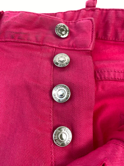 【中古品】【メンズ】 DSQUARED2 ディースクエアード S74LB1137 S30733 FUCHSIA BULL DENIM PANTS フクシア ブル デニムパンツ ボトムス 152-260619-jt-19-min サイズ：42 カラー：フクシアピンク 万代Net店