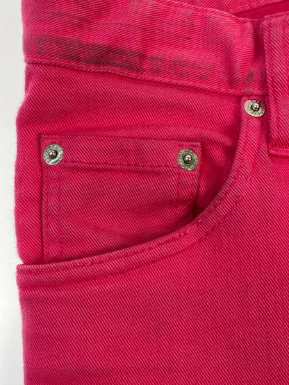 【中古品】【メンズ】 DSQUARED2 ディースクエアード S74LB1137 S30733 FUCHSIA BULL DENIM PANTS フクシア ブル デニムパンツ ボトムス 152-260619-jt-19-min サイズ：42 カラー：フクシアピンク 万代Net店