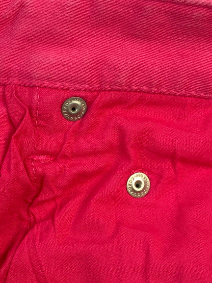 【中古品】【メンズ】 DSQUARED2 ディースクエアード S74LB1137 S30733 FUCHSIA BULL DENIM PANTS フクシア ブル デニムパンツ ボトムス 152-260619-jt-19-min サイズ：42 カラー：フクシアピンク 万代Net店