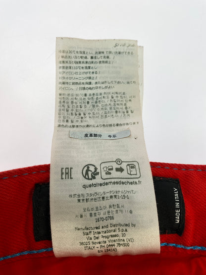 【中古品】【メンズ】 DSQUARED2 ディースクエアード S74LB1279 S30811 RED BULL DENIM PANTS レッド ブル デニムパンツ ボトムス 152-260619-jt-18-min サイズ：42 カラー：レッド 万代Net店
