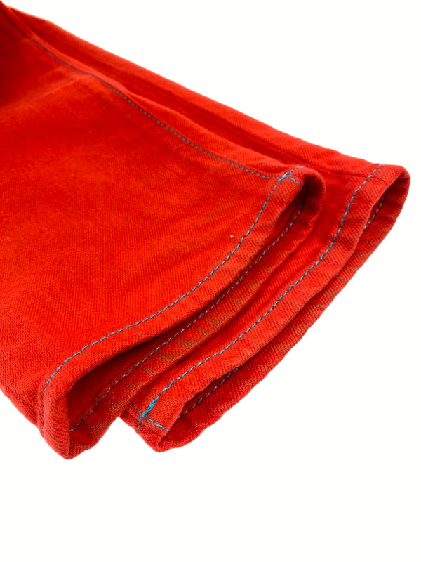 【中古品】【メンズ】 DSQUARED2 ディースクエアード S74LB1279 S30811 RED BULL DENIM PANTS レッド ブル デニムパンツ ボトムス 152-260619-jt-18-min サイズ：42 カラー：レッド 万代Net店