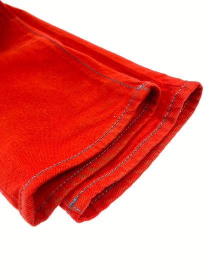 【中古品】【メンズ】 DSQUARED2 ディースクエアード S74LB1279 S30811 RED BULL DENIM PANTS レッド ブル デニムパンツ ボトムス 152-260619-jt-18-min サイズ：42 カラー：レッド 万代Net店