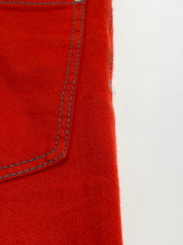 【中古品】【メンズ】 DSQUARED2 ディースクエアード S74LB1279 S30811 RED BULL DENIM PANTS レッド ブル デニムパンツ ボトムス 152-260619-jt-18-min サイズ：42 カラー：レッド 万代Net店