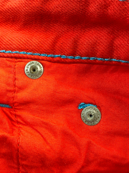 【中古品】【メンズ】 DSQUARED2 ディースクエアード S74LB1279 S30811 RED BULL DENIM PANTS レッド ブル デニムパンツ ボトムス 152-260619-jt-18-min サイズ：42 カラー：レッド 万代Net店