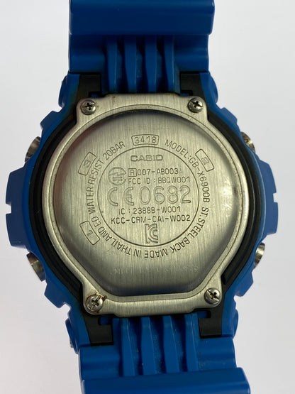【中古品】【メンズ】 G-SHOCK ジーショック QUARTZ WATCH GB-X6900B クォーツウォッチ 腕時計 メンズ 196-260621-em-17-min カラー：メタリックブルー 万代Net店