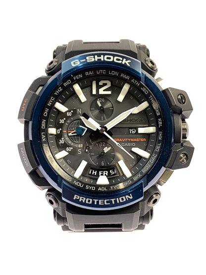 【中古品】【メンズ】 Ｇ-SHOCK ジーショック GRAVITY MASTER SOLAR WATCH GPW-2000 グラビティ マスター ソーラー ウォッチ メンズ 腕時計 196-260621-em-15-min カラー：ブラック/ブルー 万代Net店