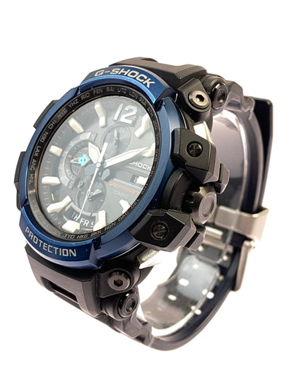 【中古品】【メンズ】 Ｇ-SHOCK ジーショック GRAVITY MASTER SOLAR WATCH GPW-2000 グラビティ マスター ソーラー ウォッチ メンズ 腕時計 196-260621-em-15-min カラー：ブラック/ブルー 万代Net店