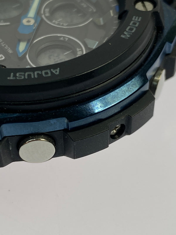 【中古品】【メンズ】 Ｇ-SHOCK ジーショック SOLAR WATCH GST-W300G ソーラー ウォッチ 腕時計 メンズ 196-260621-em-16-min カラー：ブラック/ブルー 万代Net店