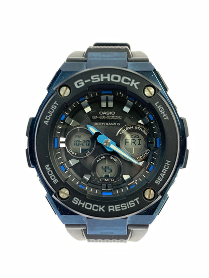 【中古品】【メンズ】 Ｇ-SHOCK ジーショック SOLAR WATCH GST-W300G ソーラー ウォッチ 腕時計 メンズ 196-260621-em-16-min カラー：ブラック/ブルー 万代Net店