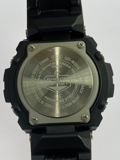 【中古品】【メンズ】 Ｇ-SHOCK ジーショック SOLAR WATCH GST-W300G ソーラー ウォッチ 腕時計 メンズ 196-260621-em-16-min カラー：ブラック/ブルー 万代Net店