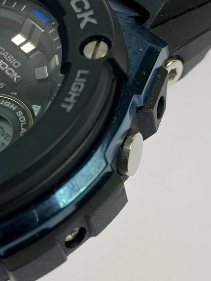 【中古品】【メンズ】 Ｇ-SHOCK ジーショック SOLAR WATCH GST-W300G ソーラー ウォッチ 腕時計 メンズ 196-260621-em-16-min カラー：ブラック/ブルー 万代Net店
