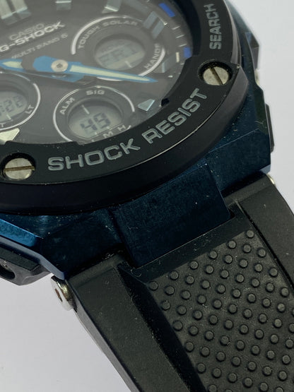 【中古品】【メンズ】 Ｇ-SHOCK ジーショック SOLAR WATCH GST-W300G ソーラー ウォッチ 腕時計 メンズ 196-260621-em-16-min カラー：ブラック/ブルー 万代Net店