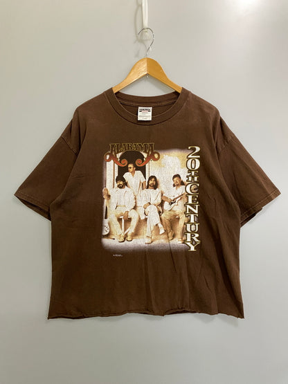 【現状渡し品】【メンズ】 ALABAMA アラバマ 20TH CENTURY TEE 20世紀 半袖Tシャツ メンズ トップス ロック バンドTシャツ 146-260720-em-28-min サイズ：XL カラー：ブラウン 万代Net店