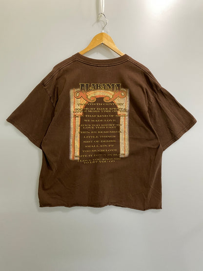 【現状渡し品】【メンズ】 ALABAMA アラバマ 20TH CENTURY TEE 20世紀 半袖Tシャツ メンズ トップス ロック バンドTシャツ 146-260720-em-28-min サイズ：XL カラー：ブラウン 万代Net店