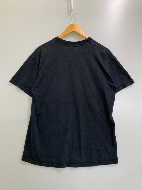 【現状渡し品】【メンズ】 D'INFLUENCE ディー・インフルエンス 90S PRINT TEE 90年代 プリント ティー メンズ 半袖 ヴィンテージ 146-260621-hu-32-min サイズ：L カラー：ブラック 万代Net店