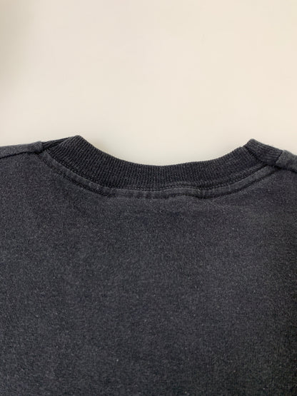 【現状渡し品】【メンズ】 D'INFLUENCE ディー・インフルエンス 90S PRINT TEE 90年代 プリント ティー メンズ 半袖 ヴィンテージ 146-260621-hu-32-min サイズ：L カラー：ブラック 万代Net店