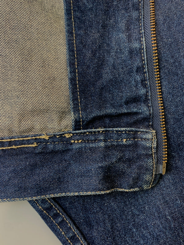 【中古品】【メンズ】 ROCAWEAR ロカウェア ZIP UP DENIM JACKET ジップアップ デニム ジャケット メンズ アウター Gジャン 142-260625-hu-21-min サイズ：XL カラー：インディゴ 万代Net店