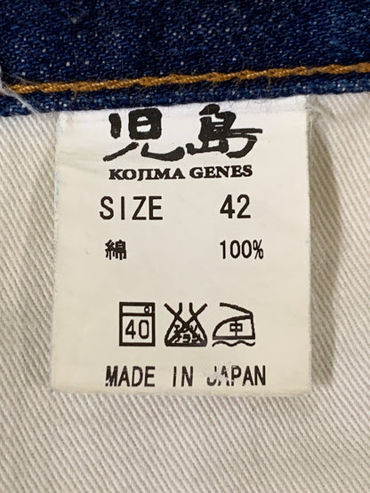 【中古品】【メンズ】 KOJIMA JEANS コジマジーンズ HALF DENIM PANT ハーフ デニム パンツ メンズ ボトムス 156-260621-hu-25-min サイズ：42 カラー：インディゴ 万代Net店