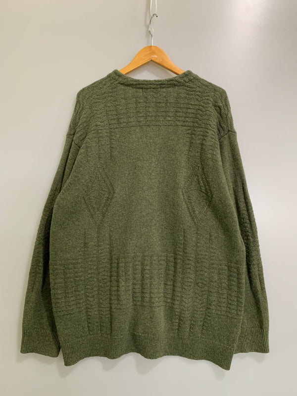【中古品】【メンズ】 PENDLETON ペンドルトン LS WOOL CARDIGAN ロングスリーブ ウールカーディガン メンズ ニット セーター 144-260621-hu-30-min サイズ：L カラー：グリーンカーキ 万代Net店