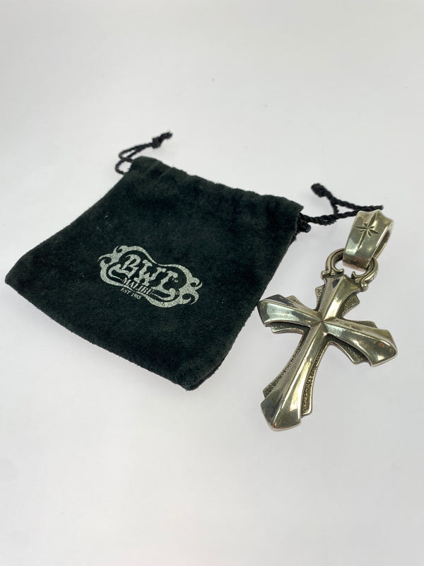 【中古品】【メンズ】 BILL WALL LEATHER ビルウォールレザー 2006 XXLCROSS PENDANT TOP ダブルエックスエル クロス ペンダント トップ 192-260621-em-11-min カラー：シルバー 万代Net店